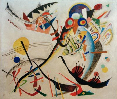 Blaues Segment von Wassily Kandinsky